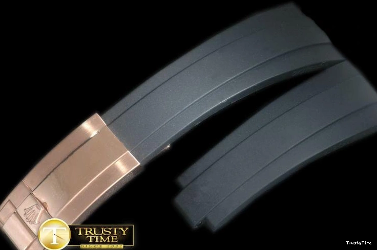 1214 Affordable ROLACC020A – Black Rubber Strap 20 16 with RG Insignia Clasp 836